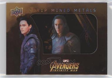 2018 Upper Deck Marvel Avengers Infinity War - Strip Mined Metals #SMM15 - Loki