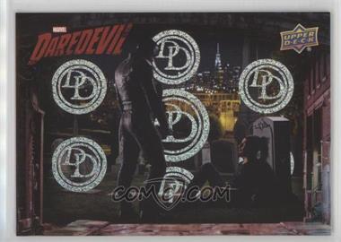 2018 Upper Deck Marvel Daredevil Seasons 1 & 2 - [Base] - Daredevil Speckle Foil #72 - In the Graveyard /49