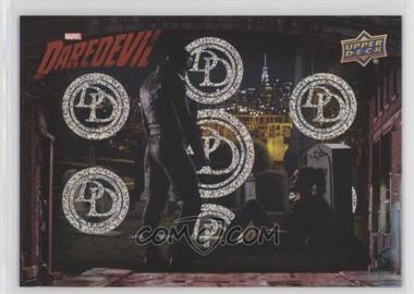 2018 Upper Deck Marvel Daredevil Seasons 1 & 2 - [Base] - Daredevil Speckle Foil #72 - In the Graveyard /49