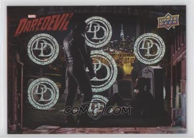 2018 Upper Deck Marvel Daredevil Seasons 1 & 2 - [Base] - Daredevil Speckle Foil #72 - In the Graveyard /49