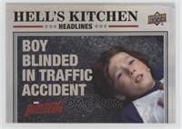 Boy Blinded in Traffic Accident