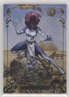 2018 Upper Deck Marvel Masterpieces - [Base] - Gold Foil Signature Series #77 - Level 3 - Mystique