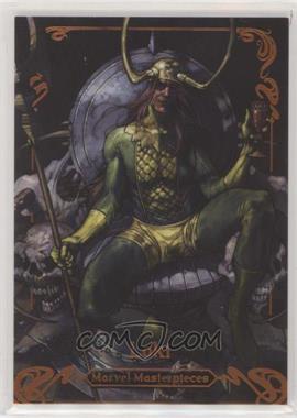 2018 Upper Deck Marvel Masterpieces - [Base] - Legendary Orange #82 - Level 4 - Loki /99