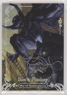 2018 Upper Deck Marvel Masterpieces - [Base] - Silver Spectrum Simone Bianchi Autograph #73 - Level 3 - Black Panther /10