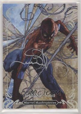 2018 Upper Deck Marvel Masterpieces - [Base] - Silver Spectrum Simone Bianchi Autograph #90 - Level 4 - Spider-Man /10