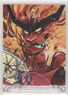 2018 Upper Deck Marvel Masterpieces - Sketch Cards #_JEMA - Jeff Mallinson /1