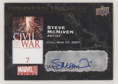 2019-20 Upper Deck Marvel Annual - Creators Corner Autographs #CC-SM - Steve McNiven