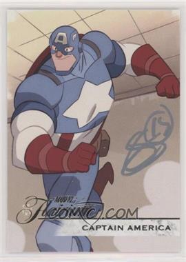 2019 Flair Marvel - Base Autographs #102 - Flairium - Captain America by Sean Galloway /30