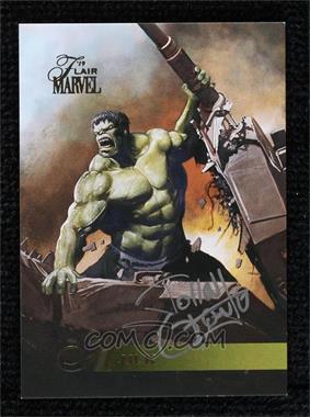 2019 Flair Marvel - Base Autographs #33 - Hulk by John Stanko /30