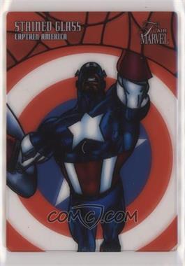 2019 Flair Marvel - Stained Glass #SG-6 - Captain America