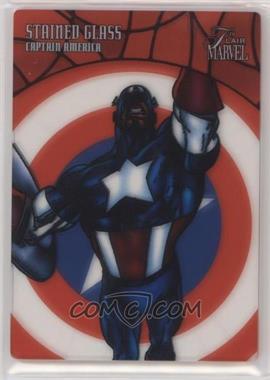 2019 Flair Marvel - Stained Glass #SG-6 - Captain America