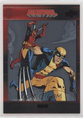 2019 Upper Deck Marvel Deadpool - [Base] - Black #25 - Wolvie