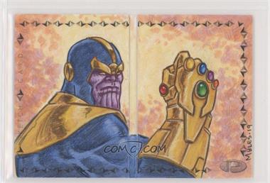 2019 Upper Deck Marvel Premier - Sketch Cards Dual Panel #SKT-DP - Myles Wohl /1