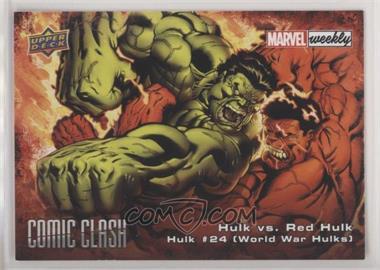2019 Upper Deck Marvel Weekly - Comic Clash #CC-35 - Hulk vs. Red Hulk