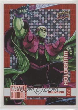 2020-21 Upper Deck Marvel Annual - [Base] - Foil Hologram #100 - Hulkling /49