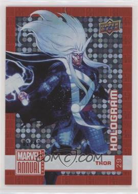 2020-21 Upper Deck Marvel Annual - [Base] - Foil Hologram #29 - Thor /49