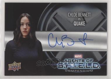 2020 Upper Deck Marvel Agents of SHIELD Compendium - Actor Autographs #AA-BC - Chloe Bennett