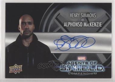 2020 Upper Deck Marvel Agents of SHIELD Compendium - Actor Autographs #AA-SH - Henry Simmons