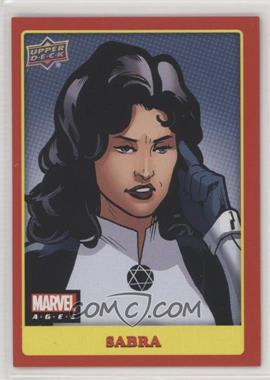 2020 Upper Deck Marvel Ages - [Base] - Premium Parallel #141 - Sabra