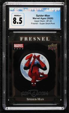 2020 Upper Deck Marvel Ages - Fresnel #F-42 - SSP - Spider-Man [CGC 8.5 NM/Mint+]