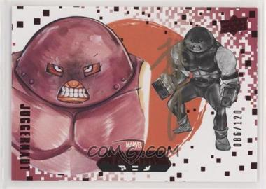 2020 Upper Deck Marvel Anime - [Base] - Red Foil Peach Momoko Artist Autograph #20 - Juggernaut /120