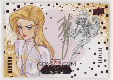 2020 Upper Deck Marvel Anime - [Base] - Red Foil Peach Momoko Artist Autograph #34 - Dagger /120