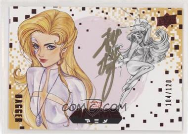 2020 Upper Deck Marvel Anime - [Base] - Red Foil Peach Momoko Artist Autograph #34 - Dagger /120