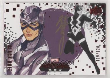 2020 Upper Deck Marvel Anime - [Base] - Red Foil Peach Momoko Artist Autograph #58 - Black Bolt /120