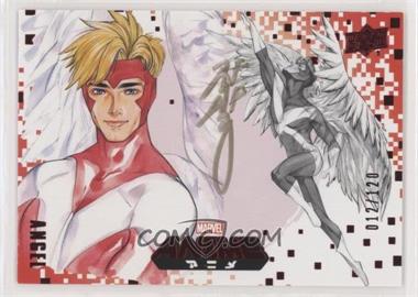 2020 Upper Deck Marvel Anime - [Base] - Red Foil Peach Momoko Artist Autograph #67 - Angel /120