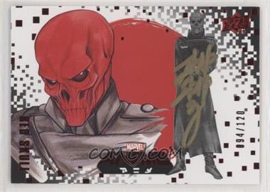 2020 Upper Deck Marvel Anime - [Base] - Red Foil Peach Momoko Artist Autograph #85 - Red Skull /120
