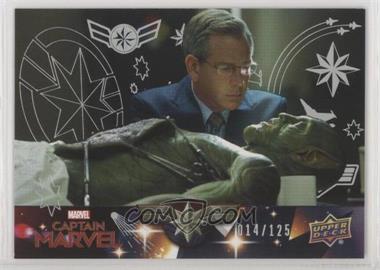 2020 Upper Deck Marvel Avengers Endgame & Captain Marvel - Captain Marvel Base - Silver Spectrum #25 - Talos Mourns /125