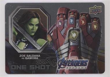 2020 Upper Deck Marvel Avengers Endgame & Captain Marvel - One Shot #OS-14 - Zoe Saldana as Gamora