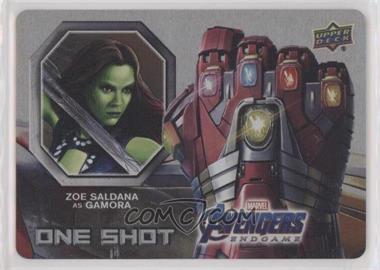 2020 Upper Deck Marvel Avengers Endgame & Captain Marvel - One Shot #OS-14 - Zoe Saldana as Gamora