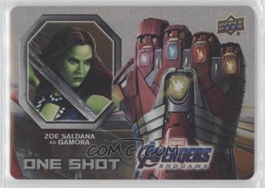 2020 Upper Deck Marvel Avengers Endgame & Captain Marvel - One Shot #OS-14 - Zoe Saldana as Gamora