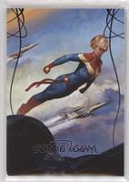 Level 3 - Captain Marvel [EX to NM] #/199