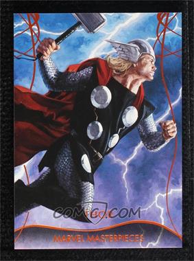 2020 Upper Deck Marvel Masterpieces - [Base] - Legendary Orange #26 - Level 1 - Thor /99