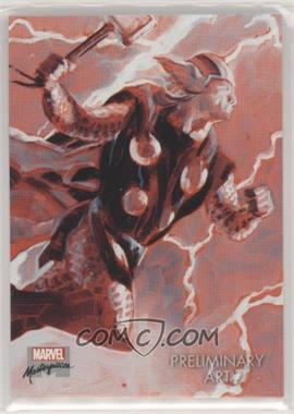 2020 Upper Deck Marvel Masterpieces - [Base] - Preliminary Art #26 - Level 1 - Thor