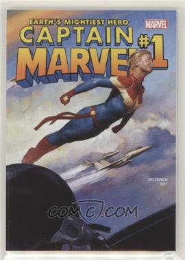2020 Upper Deck Marvel Masterpieces - [Base] - What If? #76 - Level 3 - Captain Marvel /499