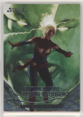 2020 Upper Deck Marvel Masterpieces - Battle Spectra #BS-5 - Captain Marvel vs. Supreme Intelligence