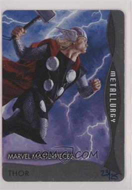 2020 Upper Deck Marvel Masterpieces - Metallurgy #M-26 - Thor /25