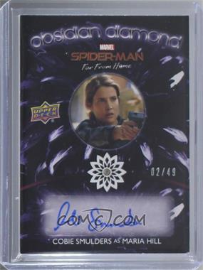 2020 Upper Deck Marvel Spider-Man Far From Home - Obsidian Diamond Autographs #BD-CS - Cobie Smulders /49