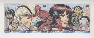 2020 Upper Deck Marvel Spider-Man Far From Home - Sketch Cards 4-Piece Puzzles Achievements #SKT4 - Mitch Ballard