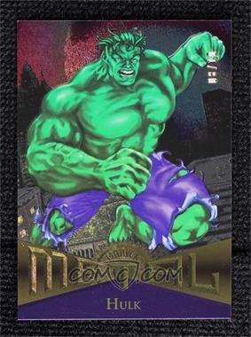 2020 Upper Deck Marvel X-Men Metal Universe - 1995 Marvel Metal Buybacks #31 - Hulk /10