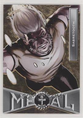 2020 Upper Deck Marvel X-Men Metal Universe - [Base] - Gold #92 - Sabretooth
