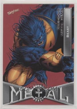 2020 Upper Deck Marvel X-Men Metal Universe - [Base] - Precious Metal Gems Red #5 - Beast /100