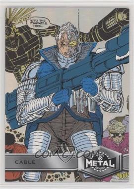 2020 Upper Deck Marvel X-Men Metal Universe - [Base] #113 - High Series - Cable