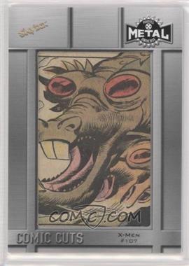 2020 Upper Deck Marvel X-Men Metal Universe - Comic Cuts #CC-XM107 - X-Men #107 /50