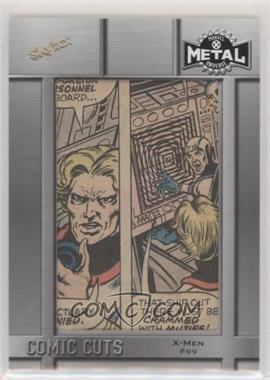 2020 Upper Deck Marvel X-Men Metal Universe - Comic Cuts #CC-XM99 - X-Men #99 /45