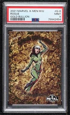 2020 Upper Deck Marvel X-Men Metal Universe - Gold Bullion Achievements #GB-6 - Rogue [PSA 9 MINT]