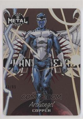 2020 Upper Deck Marvel X-Men Metal Universe - Planet Metal - Copper #1 PM - Archangel /85